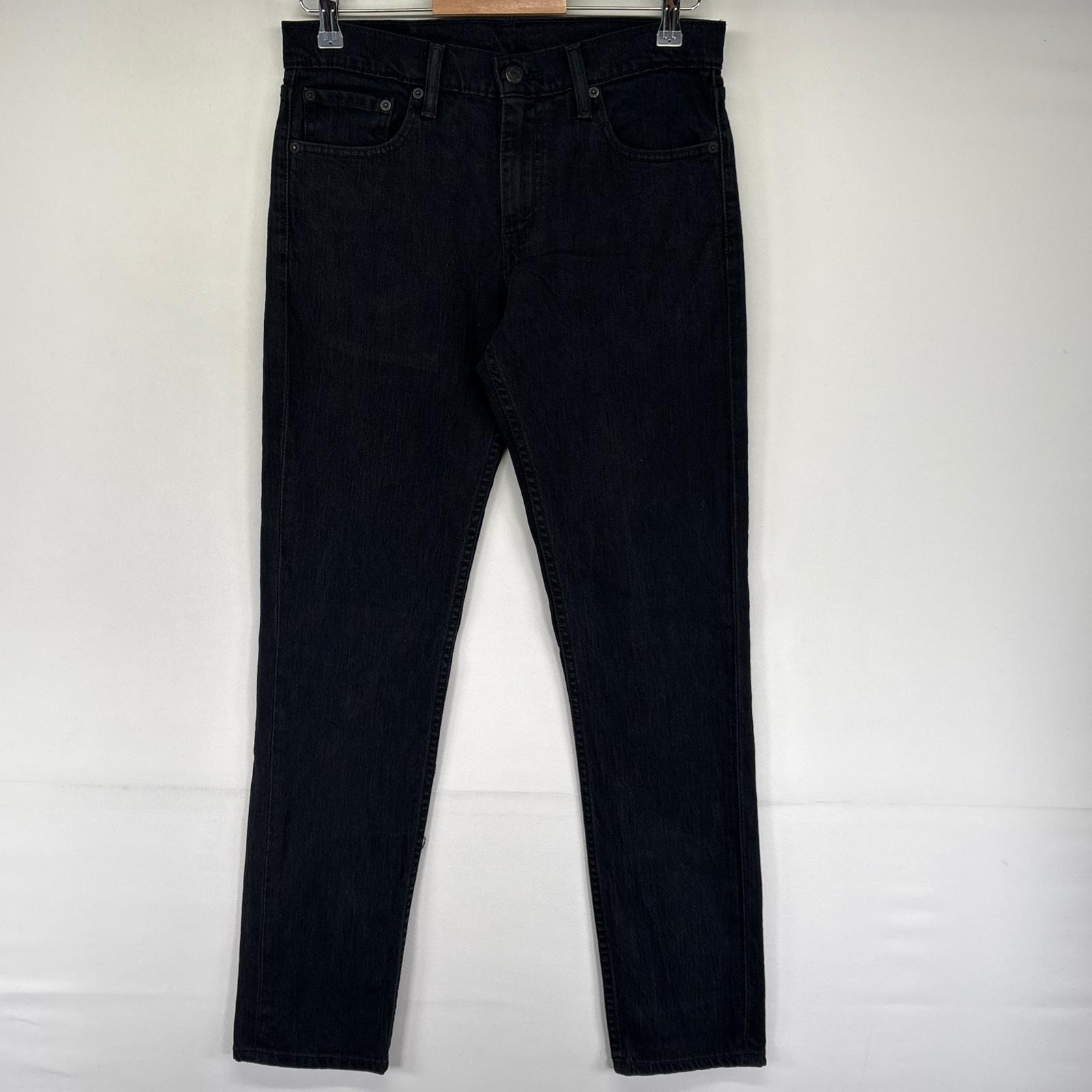 古着 リーバイス Levi's デニム パンツ 511 5ポケット テーパード ジッパーフライ ブラックデニム W30 L32  ブラック系 メンズ