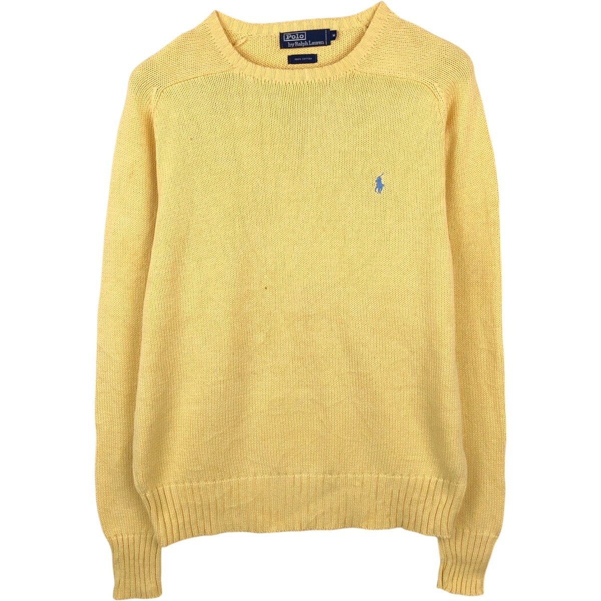古着 ラルフローレン Ralph Lauren POLO by Ralph Lauren コットンニットセーター メンズM相当/eaa654431