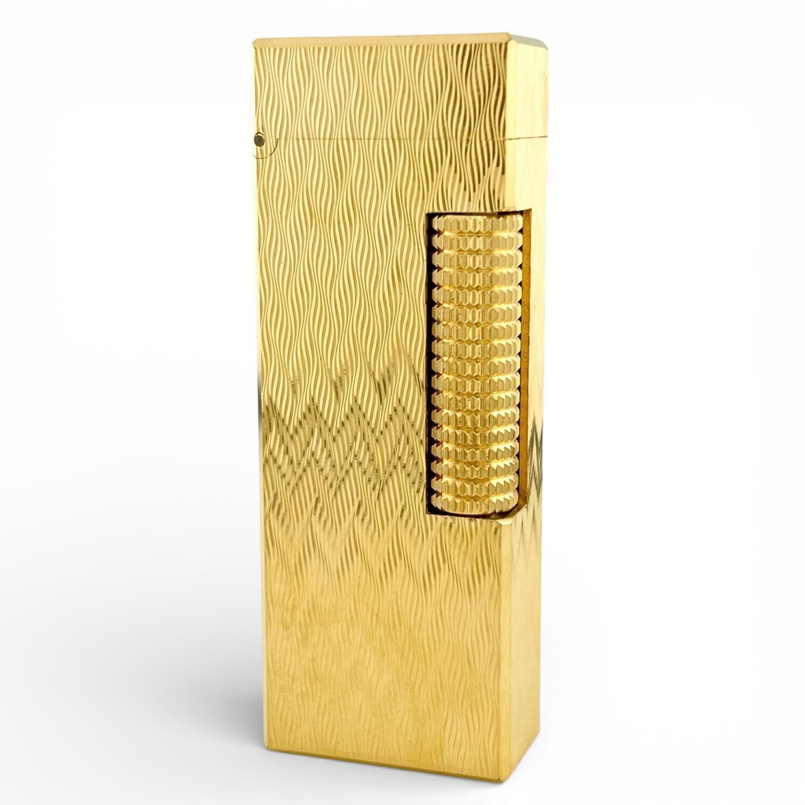 美品 ダンヒル ライター ゴールド メンズ