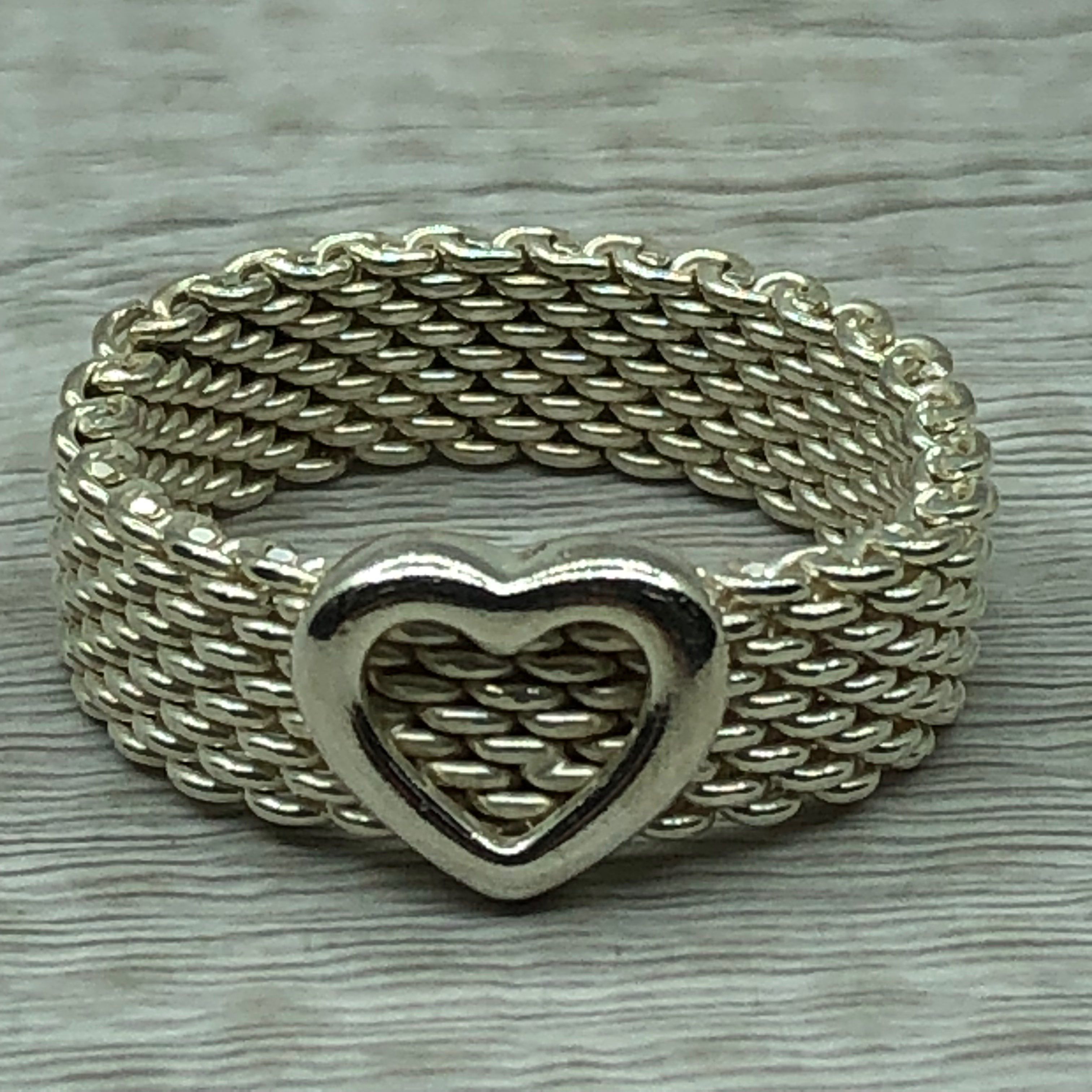 ティファニー メッシュ リング