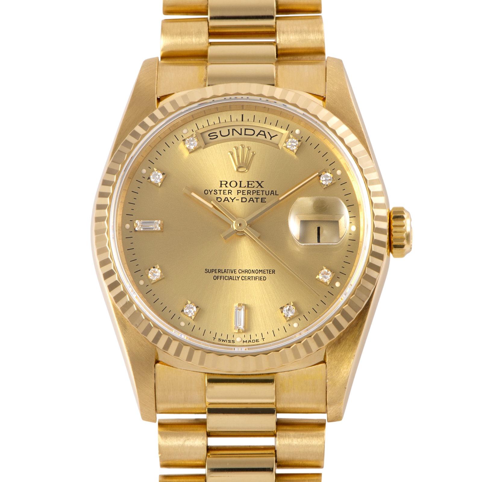 ROLEX ロレックス デイデイト Tritium X番 18238A K18YG【中古】