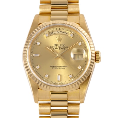 ROLEX ロレックス デイデイト Tritium X番 18238A K18YG【中古】
