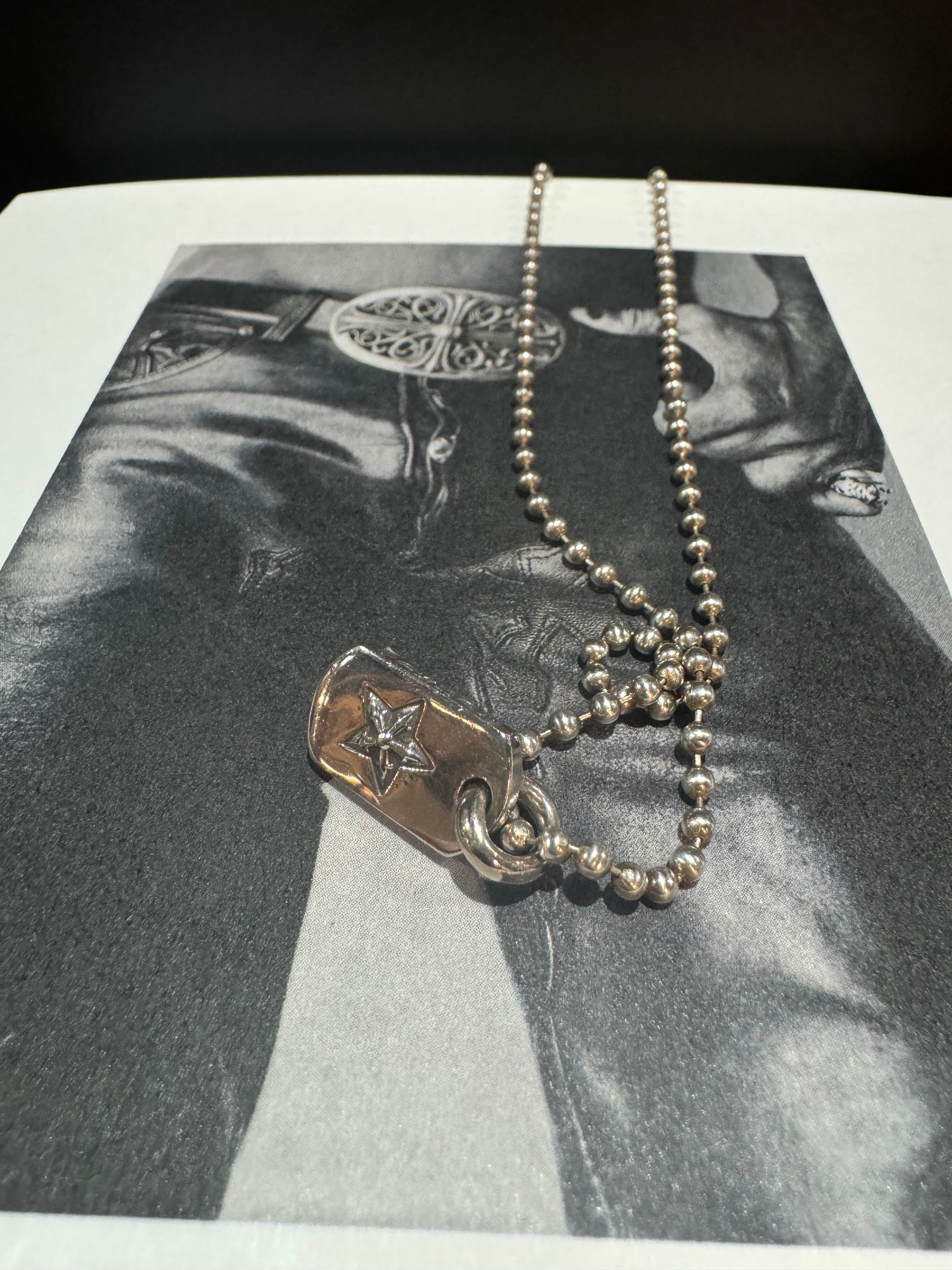 Chrome Hearts Tiny Star Dog Tag "Silver"