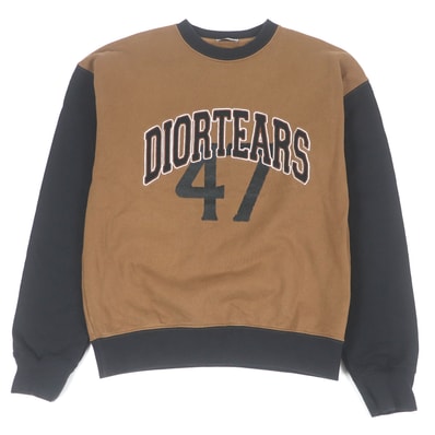 Dior Tears Oversized Sweatshirt "Brown"