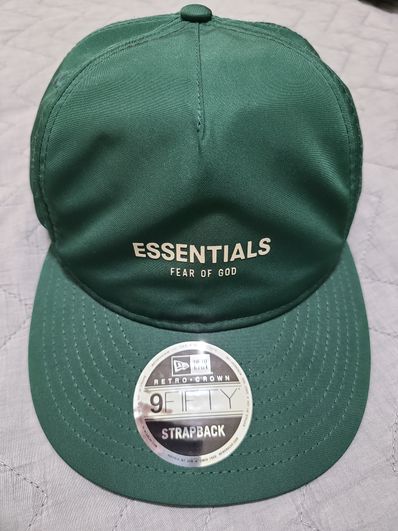 NEW ERA FEAR OF GOD ESSENTIALS RC 9FIFTY LOGO "Dark Green"