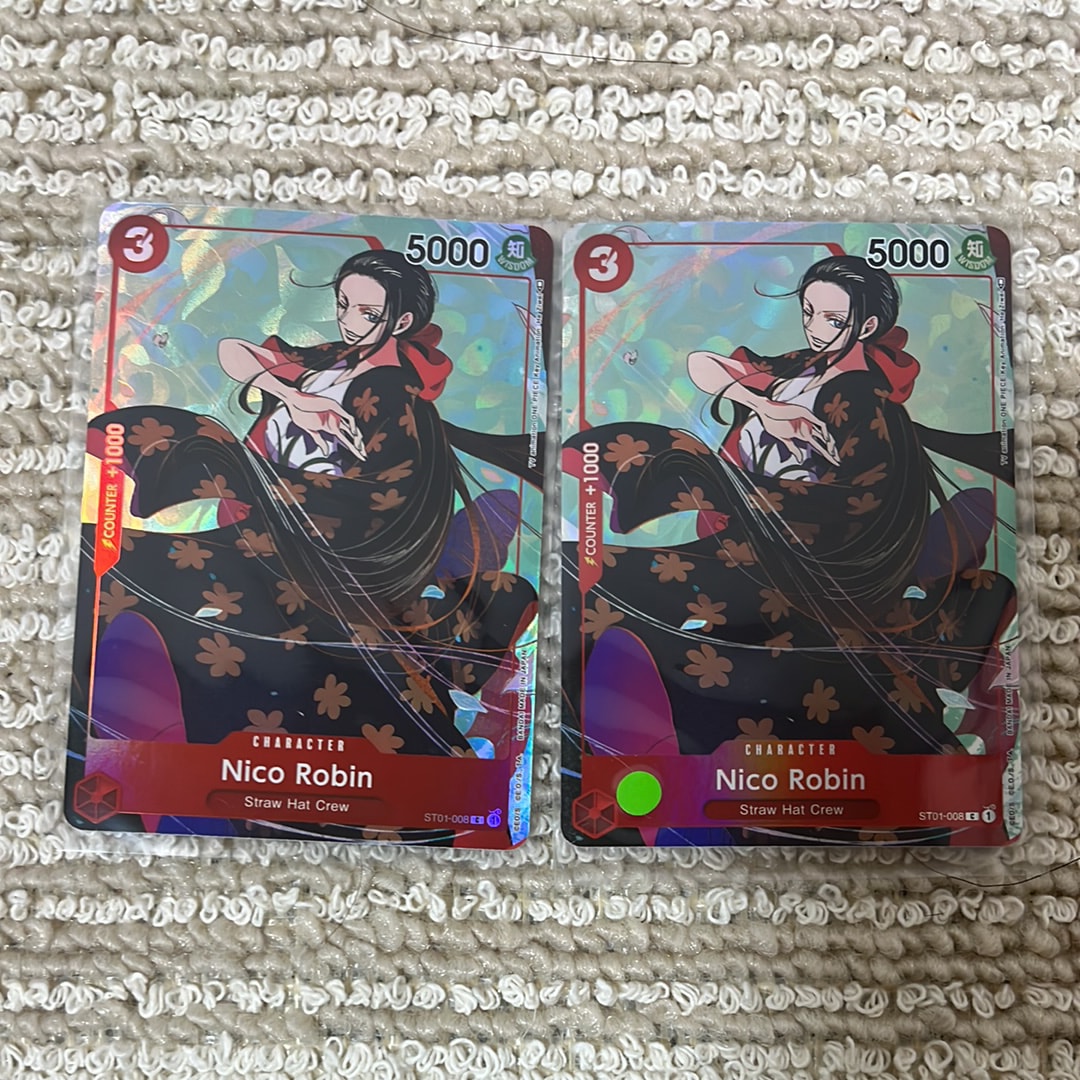 PSA10】ニコ・ロビン C [ST01-008] (プロモーションカードセット3) 1枚