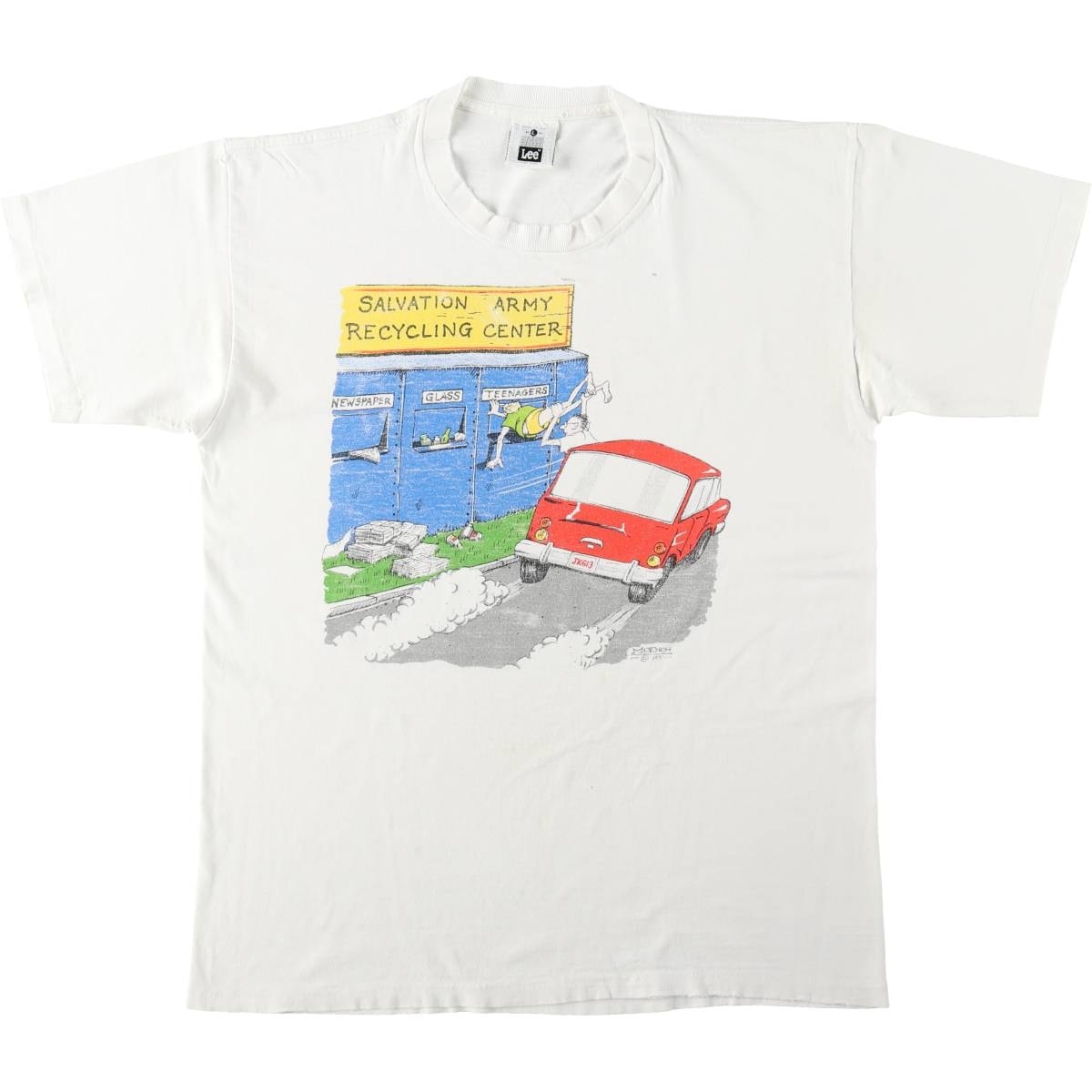 古着 90年代 リー Lee プリントTシャツ USA製 メンズL相当 ヴィンテージ/eaa644556