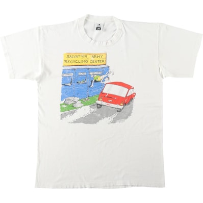 古着 90年代 リー Lee プリントTシャツ USA製 メンズL相当 ヴィンテージ/eaa644556