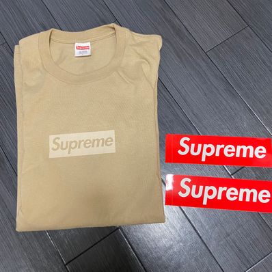 Supreme Tonal Box Logo Tee "Khaki"