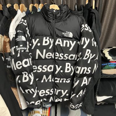 Supreme x The North Face By Any Means Nuptse Jacket "Black"