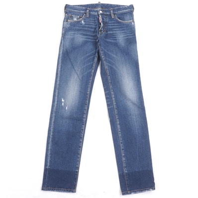 美品 ディースクエアード デニムパンツ インディゴブルー メンズ 44