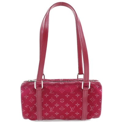 Louis Vuitton Little Papillon Monogram Satin "Rouge"