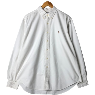 古着 ラルフローレン Ralph Lauren CLASSIC FIT 長袖 ボタンダウンシャツ メンズXL相当/eaa573875