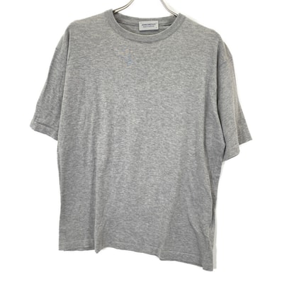 ジョンスメドレー グレー コットン100 サマーニット L