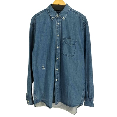 ボタンダウン ビッグデニム L/S シャツ【1143815935378】