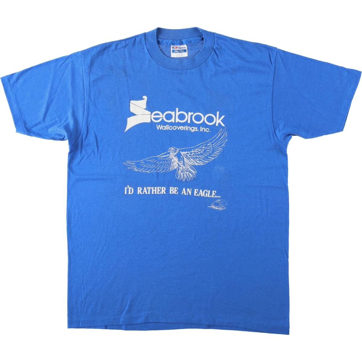 古着 90年代 ヘインズ Hanes Seabrook アドバタイジングTシャツ USA製 メンズXL相当 ヴィンテージ/eaa656363