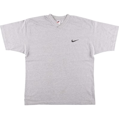 古着 90年代 ナイキ NIKE VネックTシャツ 英国製 メンズL相当 ヴィンテージ/eaa542912