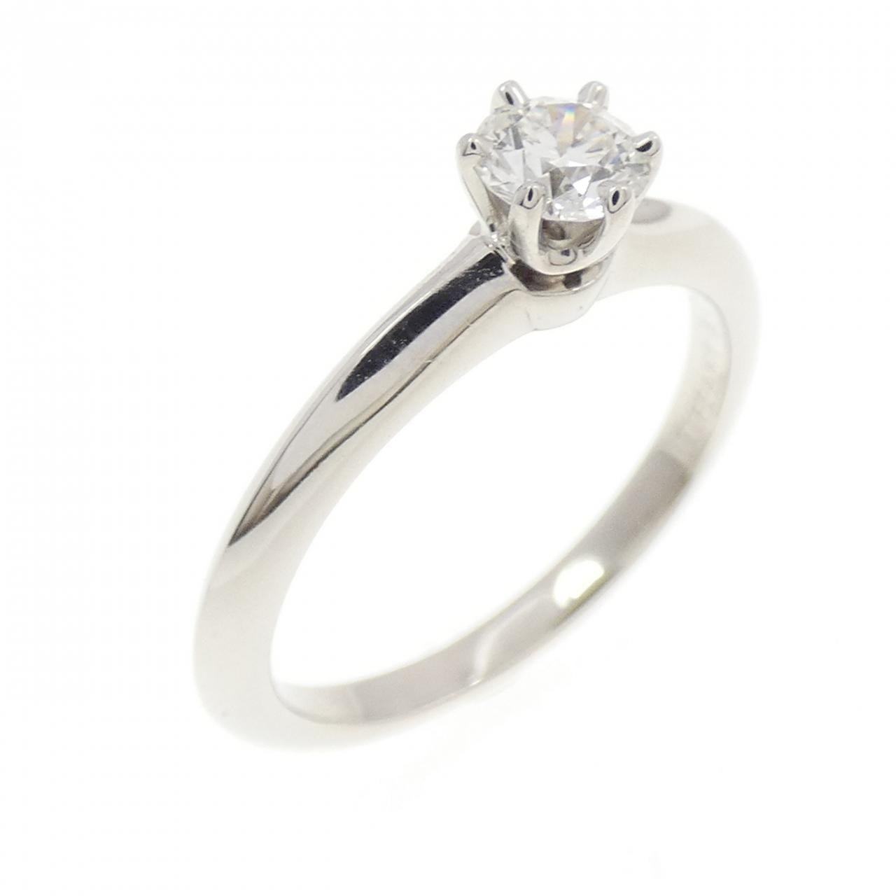 ティファニー クラシックソリティア リング 0.23CT H IF