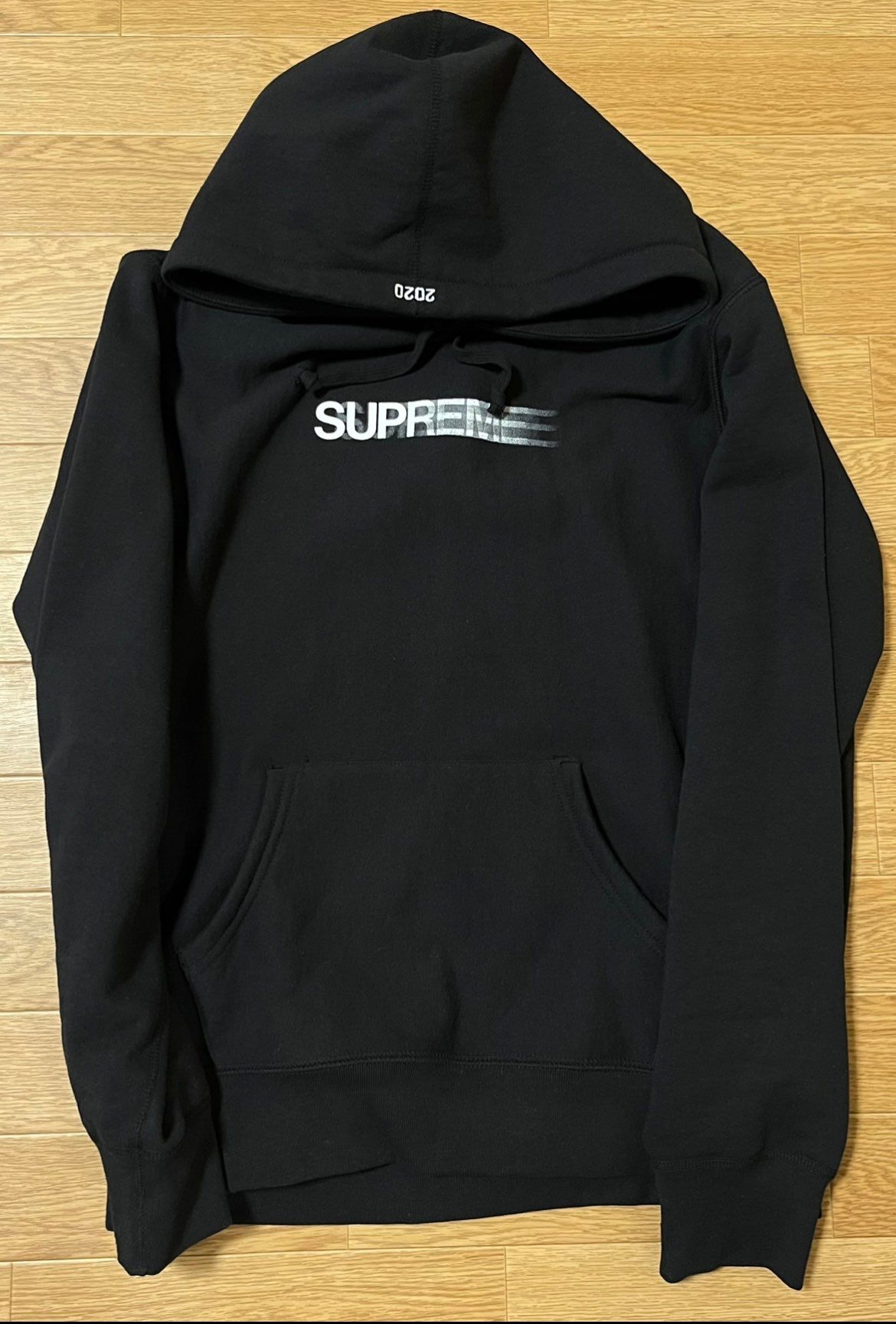 Supreme Motion Logo Hooded Sweatshirt "Black" (20SS)