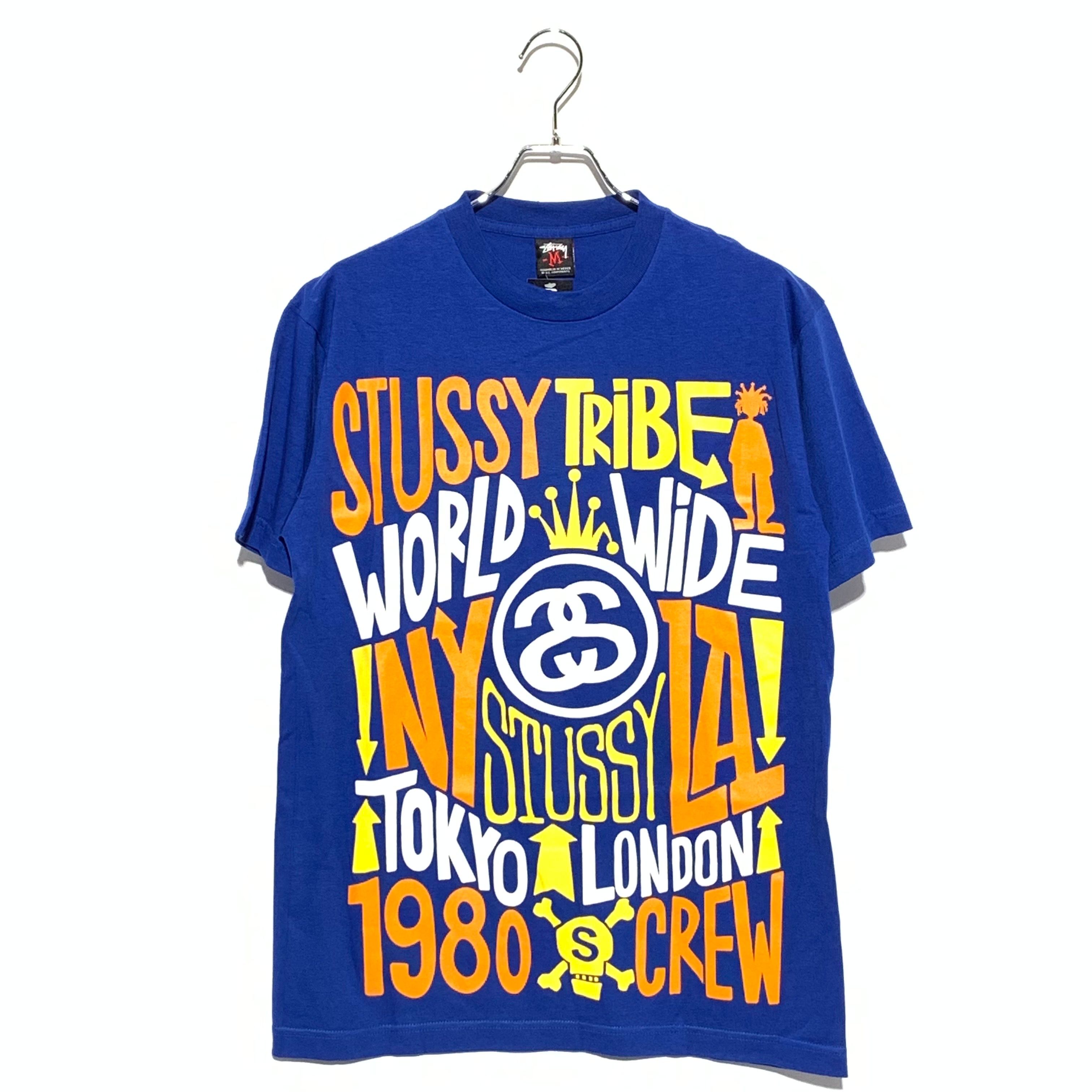 STUSSY Tribe Worldwide Tee Blue