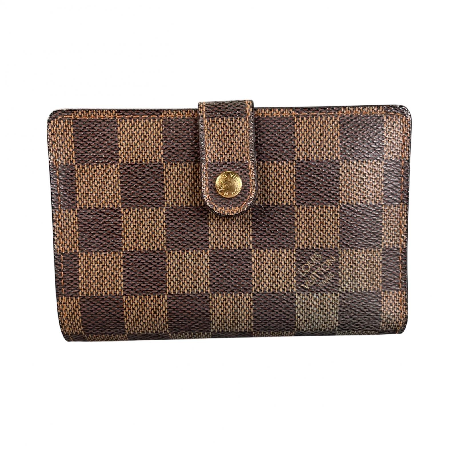 LOUIS VUITTON ルイ・ヴィトン ポルトフォイユ ヴィ エノワ N6167 二つ折り財布 ブラウン ユニセックス【中古】