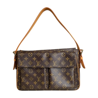 ルイヴィトン ヴィバシテGM モノグラム ショルダーバッグ モノグラムキャンバス M51163 ブラウン レディース LOUIS VUITTON 中古