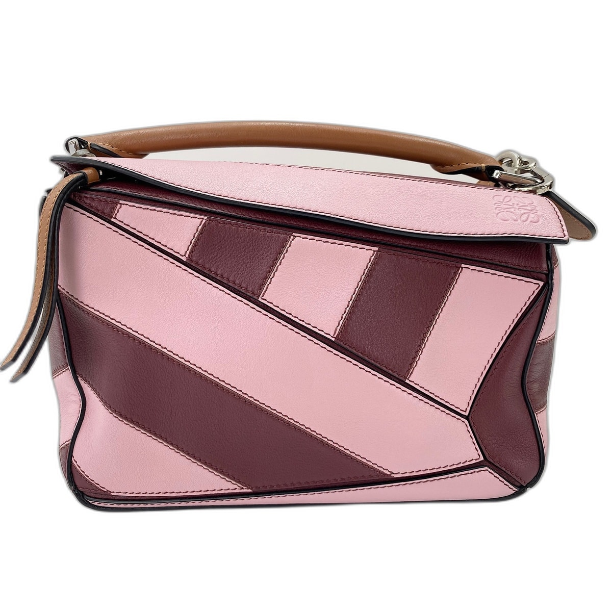 ロエベ LOEWE レザー 2WAYパズルバッグスモール ハンドバッグ【中古】