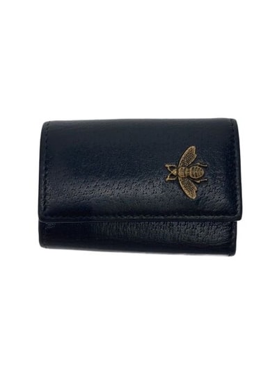 GUCCI Animalier Leather Key Case