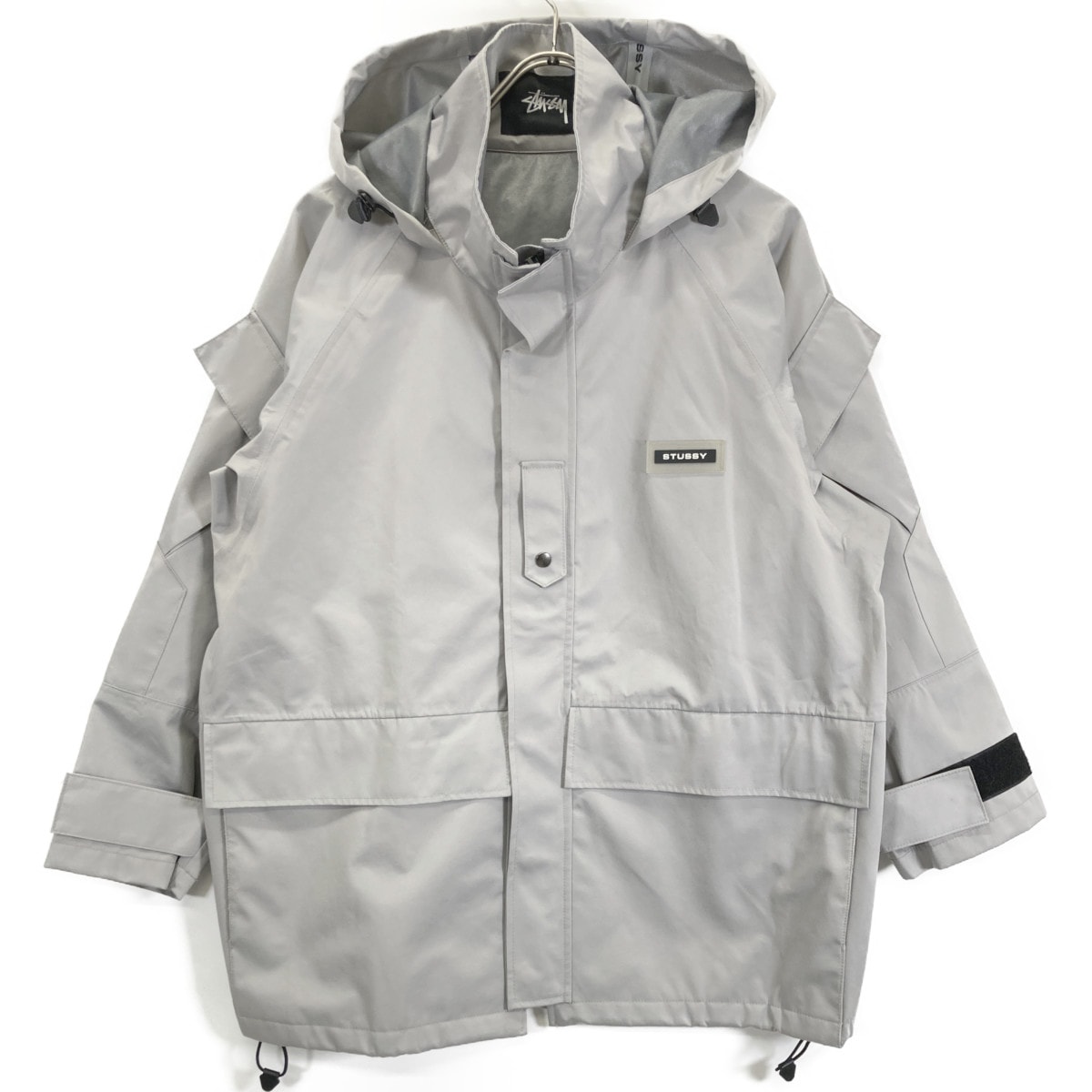 ステューシー グレー マウンテンパーカー S