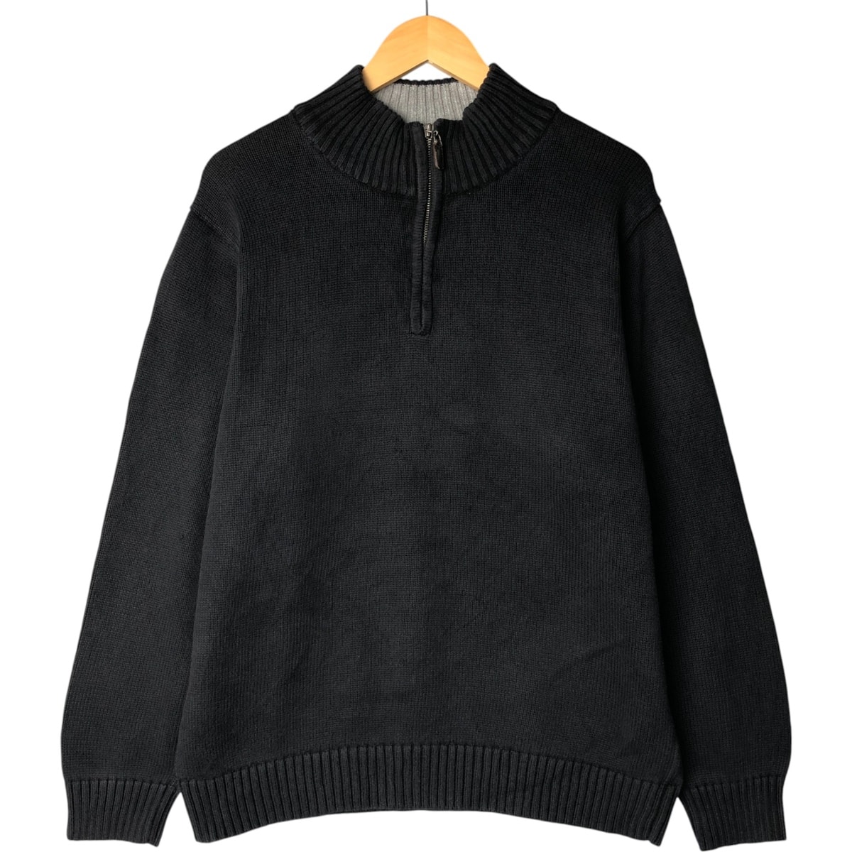 古着 90~00年代 エルエルビーン L.L.Bean コットンニットハーフジップセーター メンズL相当 ヴィンテージ/eaa577820