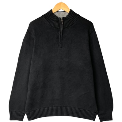 古着 90~00年代 エルエルビーン L.L.Bean コットンニットハーフジップセーター メンズL相当 ヴィンテージ/eaa577820