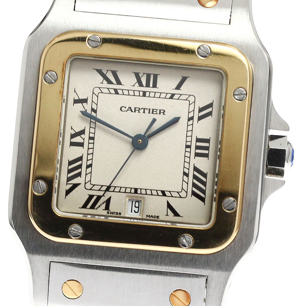 カルティエ サントスガルベLM W20011C4 メンズ 【中古】