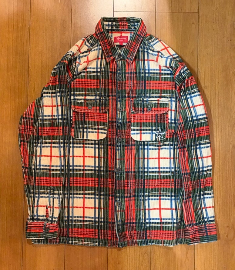 Supreme Corduroy Shirt "Plaid"