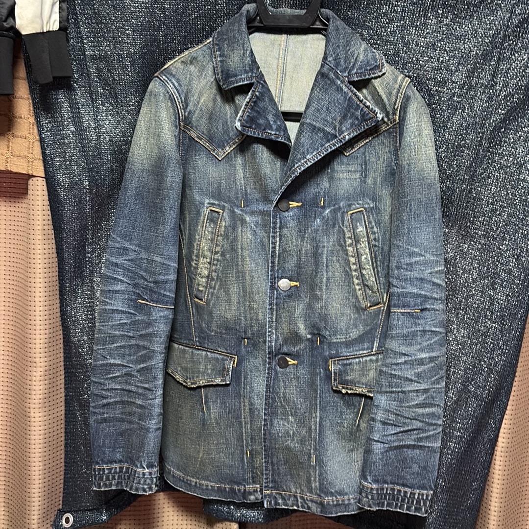B (目立った傷や汚れなし)】nnナンバーナイン デニムランチジャケット