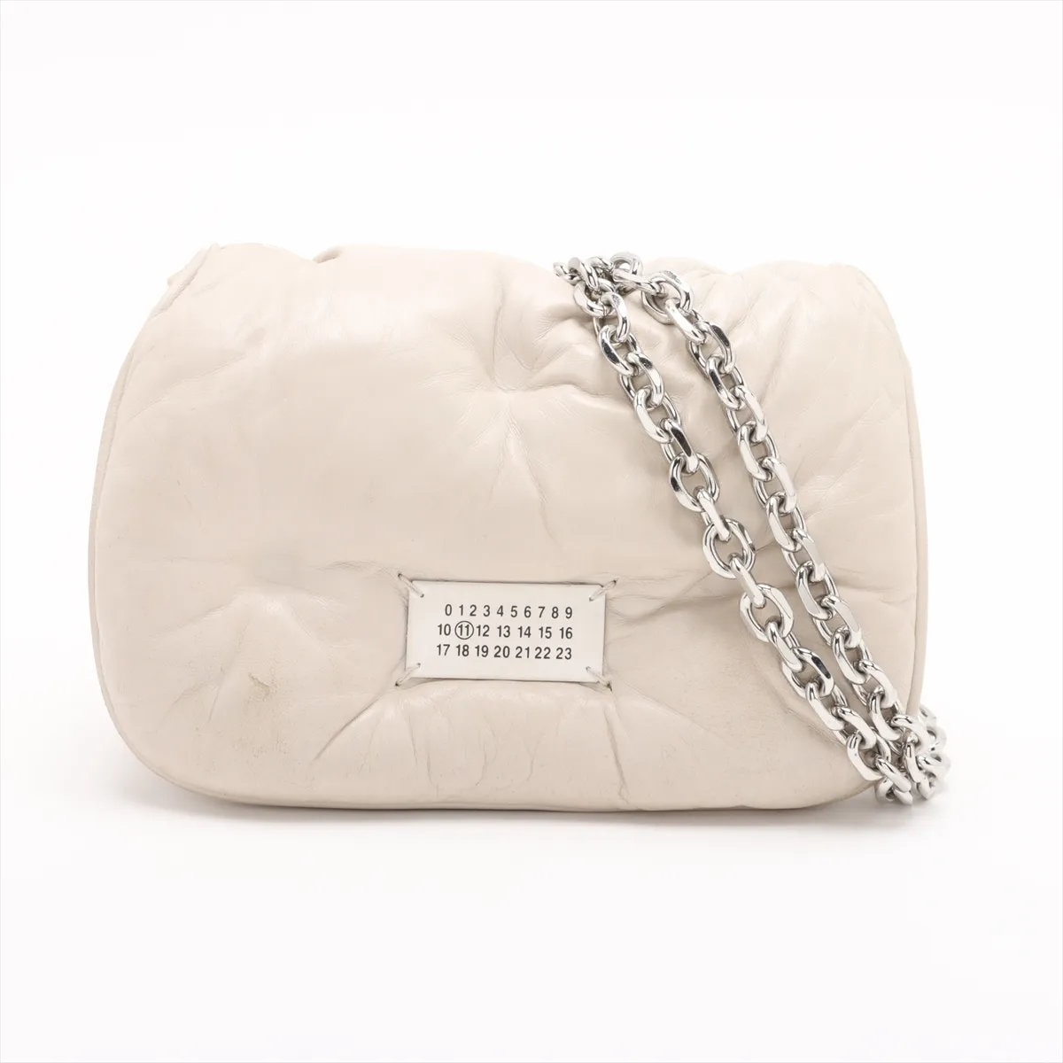 ■美品 メゾン マルジェラグラムスラム チェーンショルダーバッグ