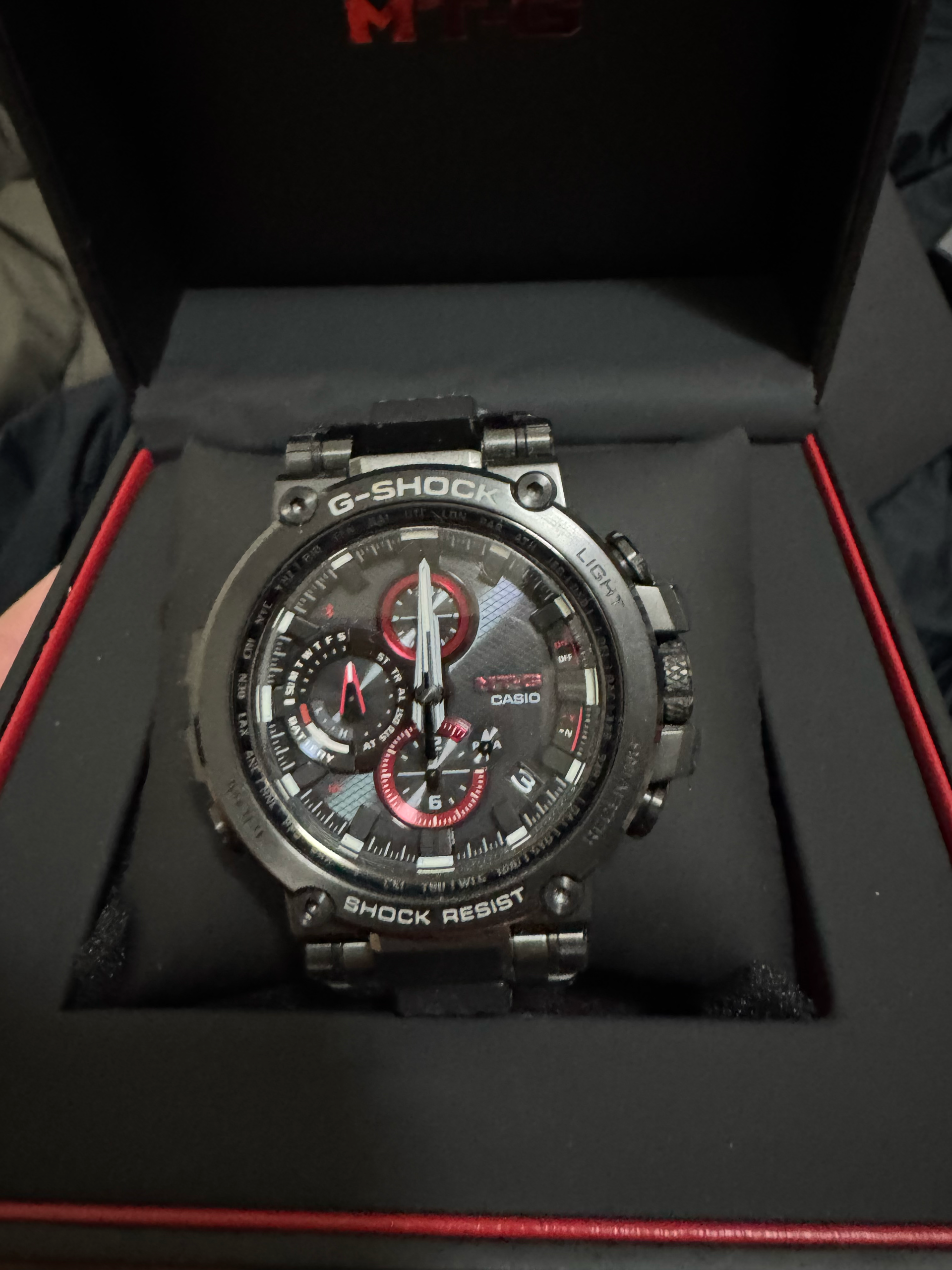 Casio G-Shock G 18S Bluetooth Radio Solar M Watch "Black/Cmbi"