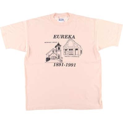 古着 80年代 ヘインズ Hanes プリントTシャツ USA製 メンズXL相当 シングルステッチ ヴィンテージ/eaa586075