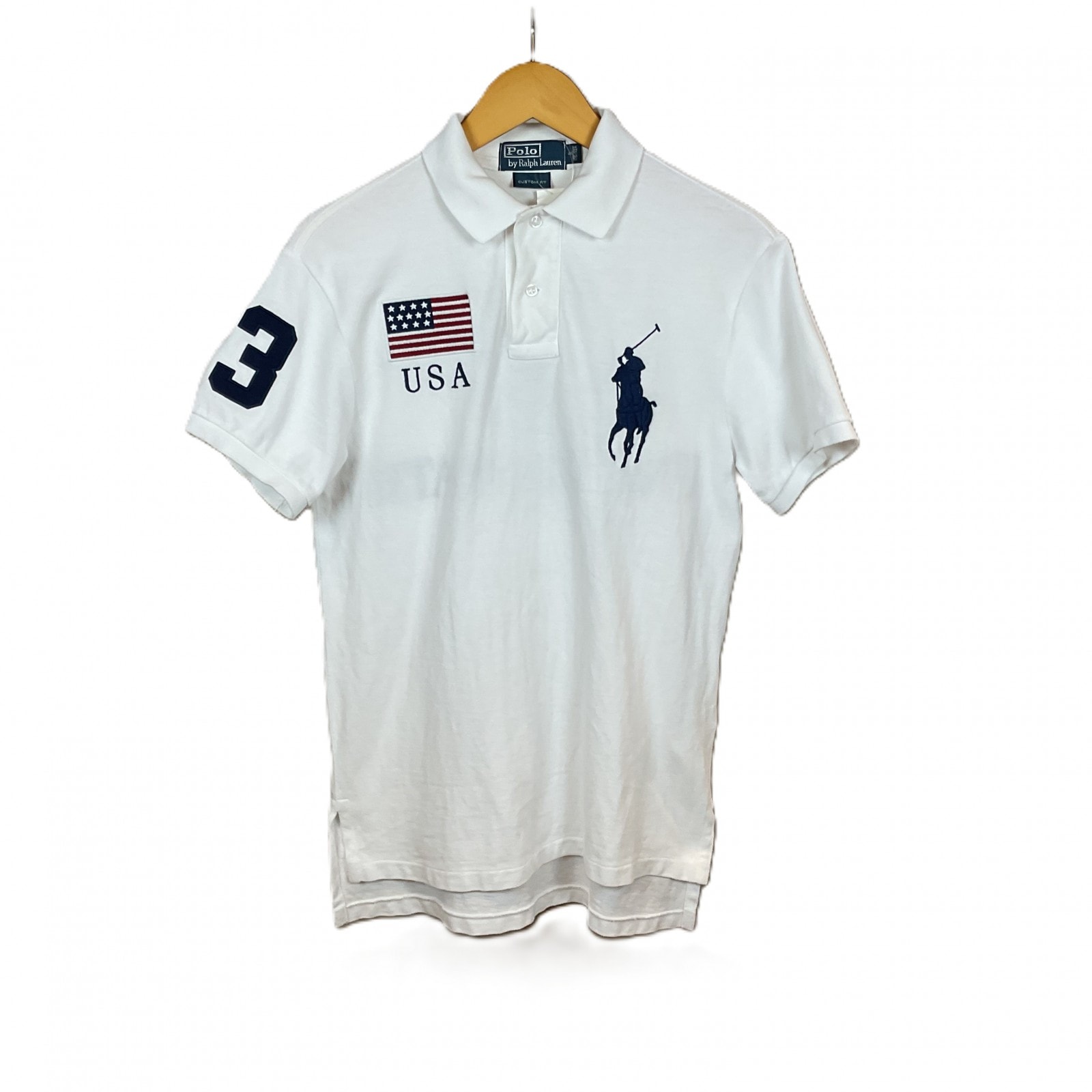 RalphLauren 【ポロラルフローレン】 ポロシャツ ビックポニー 白 S