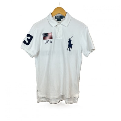 RalphLauren 【ポロラルフローレン】 ポロシャツ ビックポニー 白 S