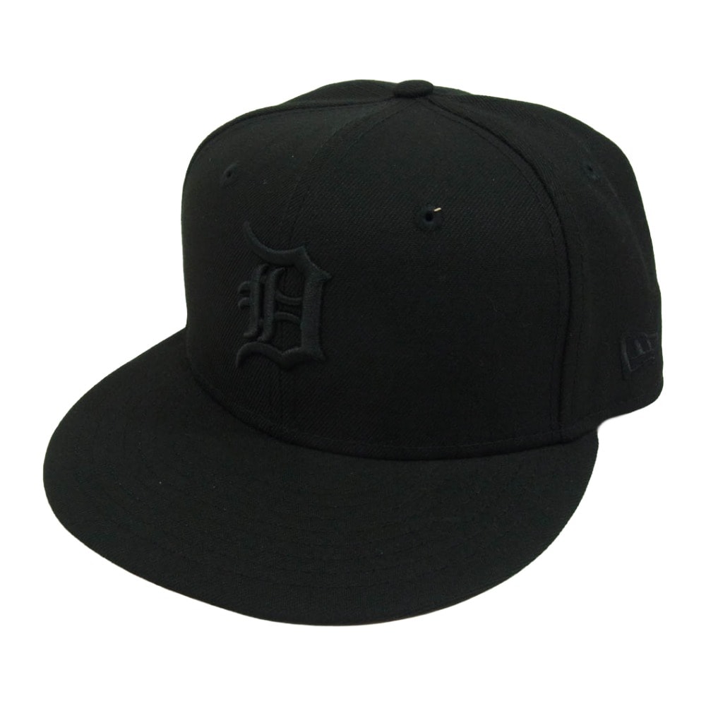 NEW ERA ニューエラ キャップ Paper Planes ペーパープレーンズ Detroit Tigers デトロイトタイガーズ キャップ ブラック×オレンジ ブラック系 7 1/4【美品】【中古】