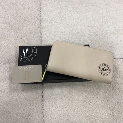 FRAGMENT x BVLGARI Zip Wallet "White"