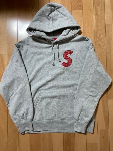 Supreme S Logo Hooded Sweatshirt "Heather Grey" (20FW)