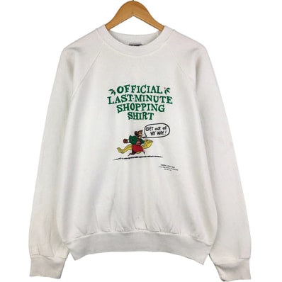 古着 90年代 オニータ ONEITA メッセージ プリントスウェットシャツ トレーナー USA製 メンズXL相当 ヴィンテージ/eaa595923