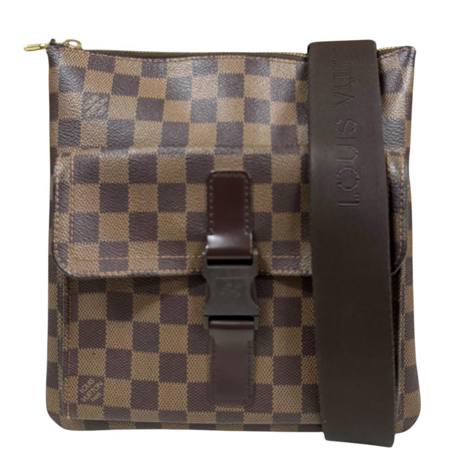 ルイヴィトン ポシェット メルヴィーユ ダミエ ショルダーバッグ ダミエキャンバス N51127 ブラウン ユニセックス LOUIS VUITTON  中古