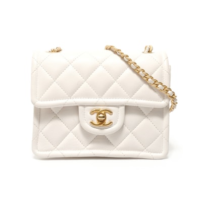 シャネル CHANEL 31番台 マトラッセ キャビアスキン チェーン ショルダーバッグ【中古】