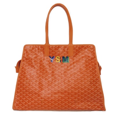 GOYARD ゴヤール アーディ GM バッグ マーカージュ マルチカラー パンチング ラージ ショルダーバッグ ポーチ ヘリンボーン オレンジ トートバッグ