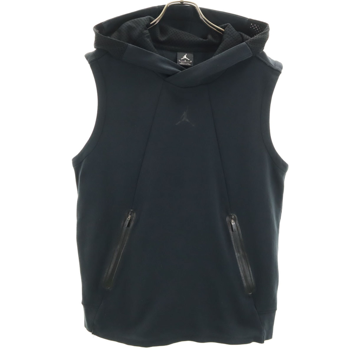 AIR JORDAN エアジョーダン スウェット ベスト L ブラック NIKE ナイキ