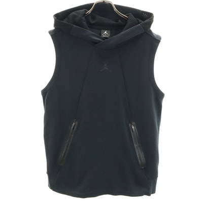 AIR JORDAN エアジョーダン スウェット ベスト L ブラック NIKE ナイキ