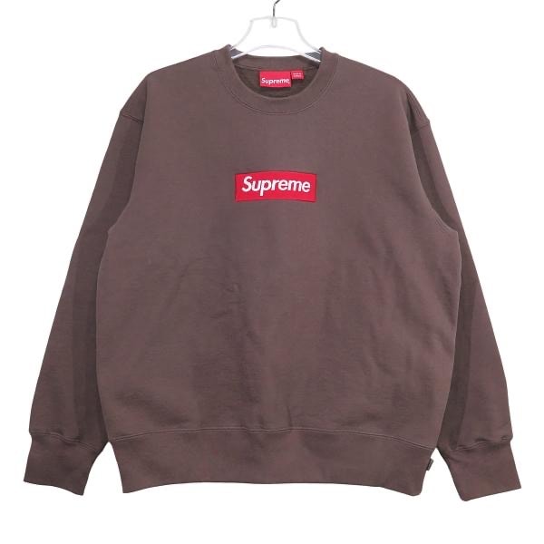Supreme Box Logo Crewneck "Brown" (22FW)