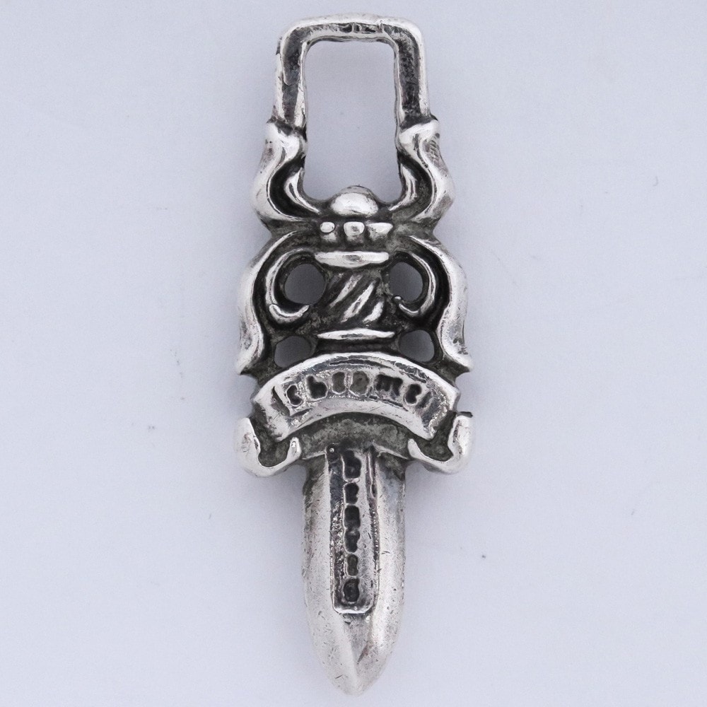 Chrome Hearts #5 Dagger Charm Zip 1 "Silver"